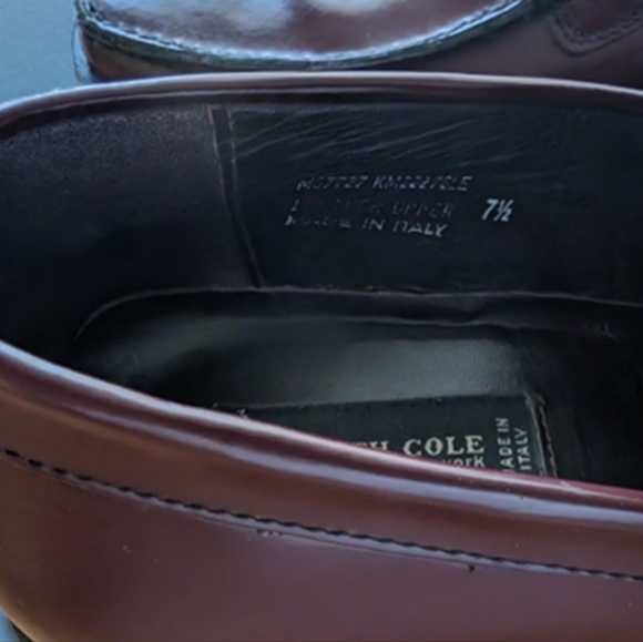 Men's KENNETH COLE Cordovan Loafers Size 7 1/2 - Picture 7 of 8